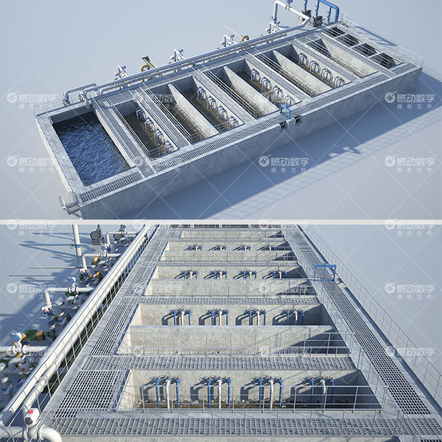 增強型耐污染MBR膜成套技術(shù)三維動畫